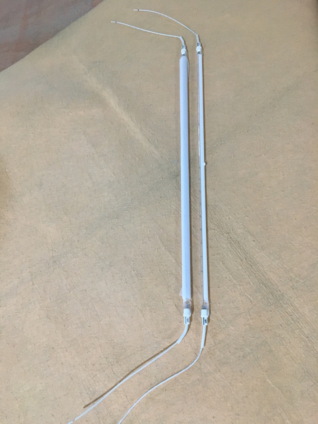 550mm Medium Wave Halogen Quartz Heating Tube