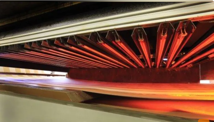 Global fabric heater lamps