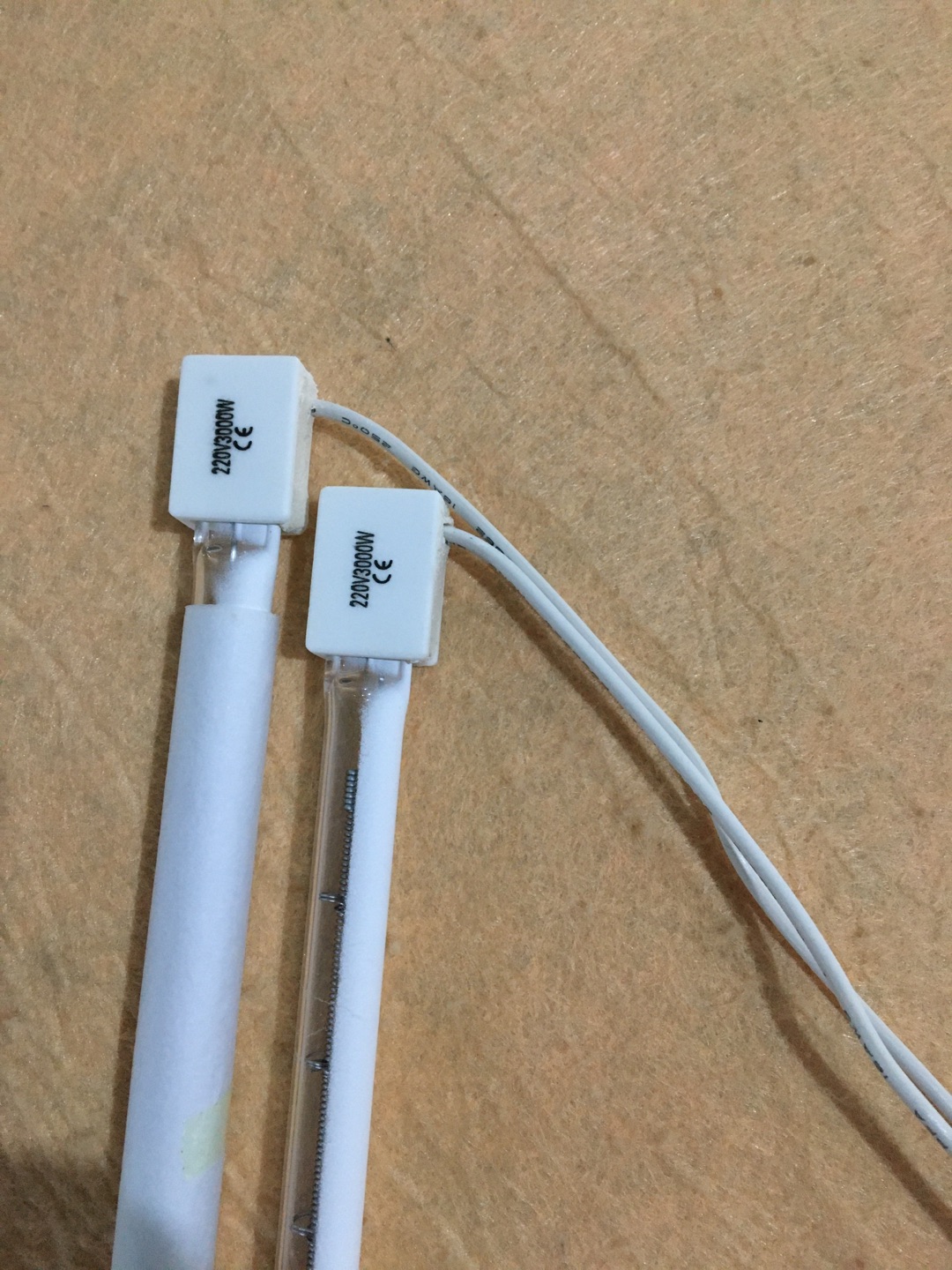 electric halogen infrared heating lamp