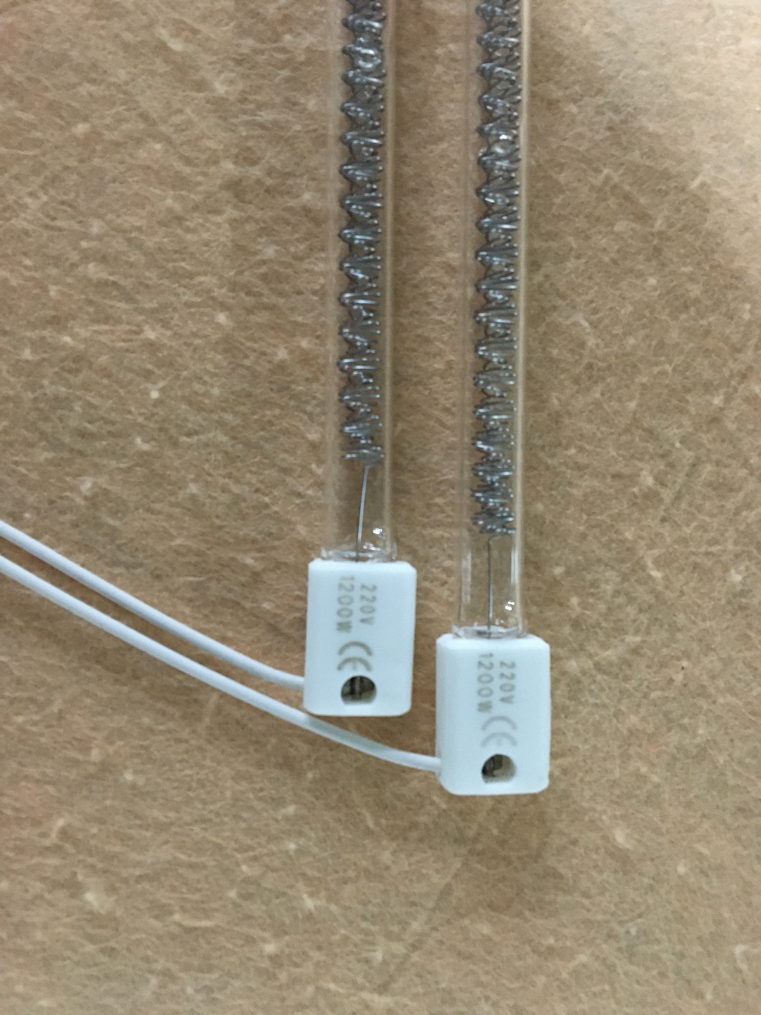 473mm 235v 1000w short wave halogen heating lamps