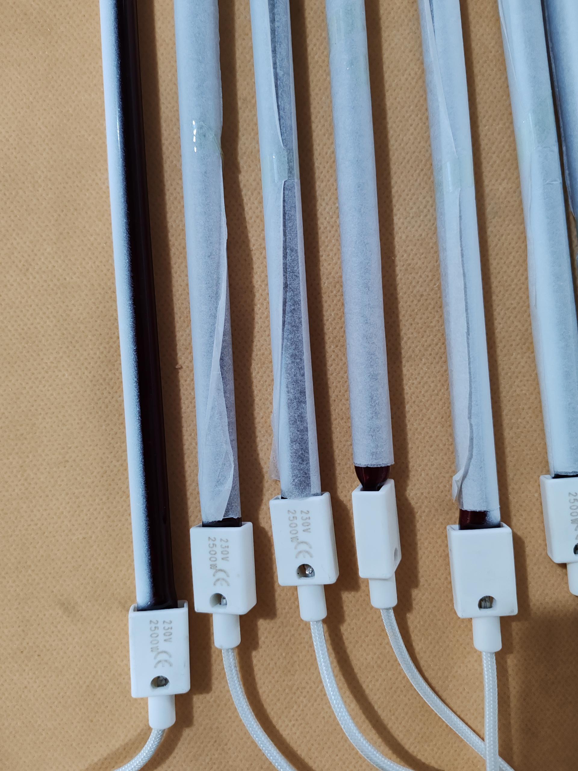 twin tube halogen IR emitter 400V 3000W