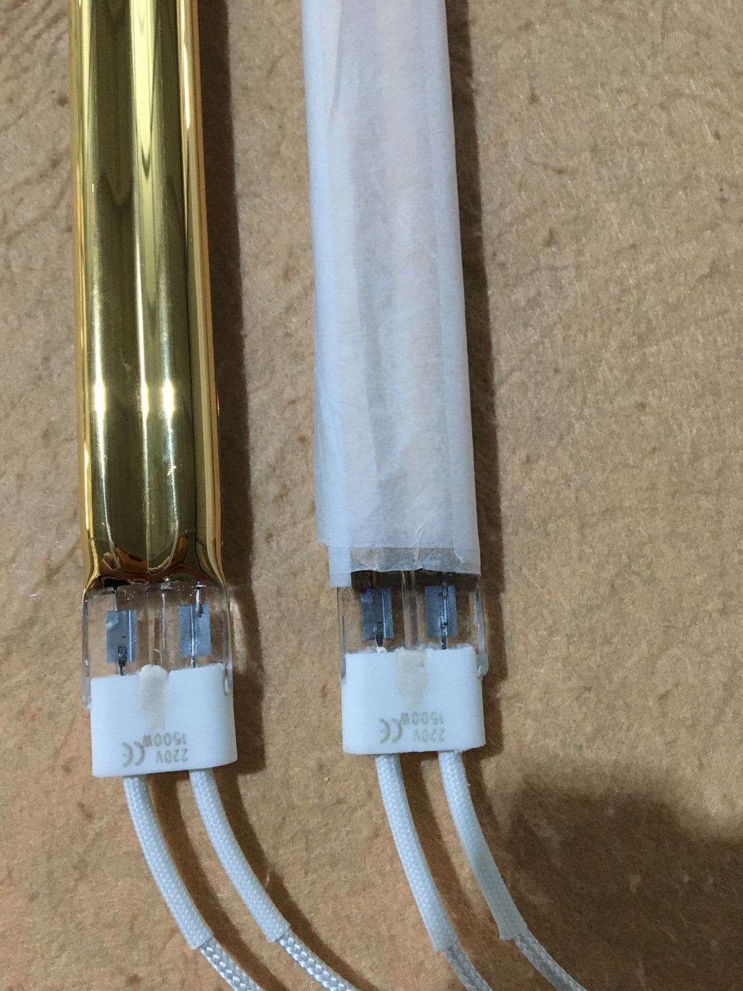 halogen heating lamp for pet blowing