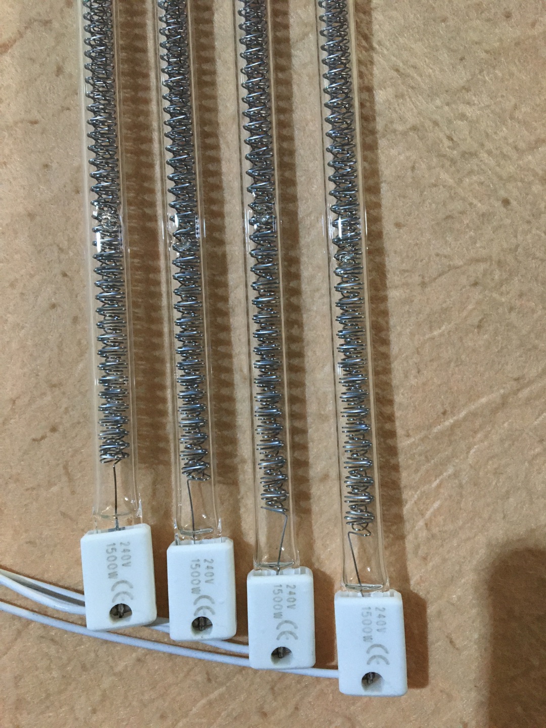 ruby infrared heating lamp 400v 3000w infrared halogen heating lamp infrared halogenic bulb